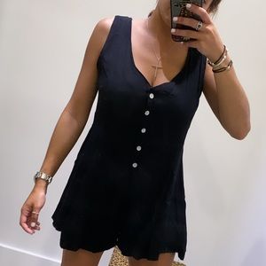 Black romper - Size small